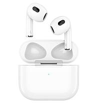 Беспроводные вставные наушники - Hoco EW46, TWS, Bluetooth, кейс + чехол (котик с ушками), коричневые