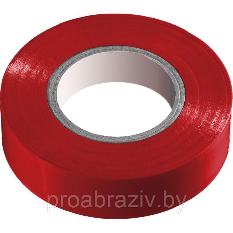 Изолента ПВХ 15 х 10 красная Klebebander/200/8