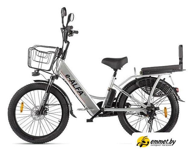 Электровелосипед Eltreco Green City E-Alfa Fat (серый) - фото 2 - id-p215274089