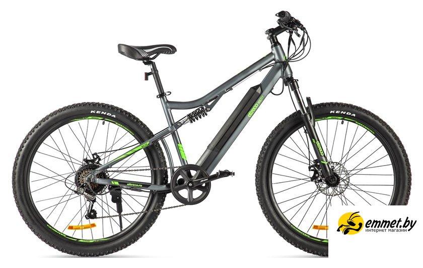 Электровелосипед Eltreco Walter 2022 (серый/зеленый) - фото 1 - id-p215274092