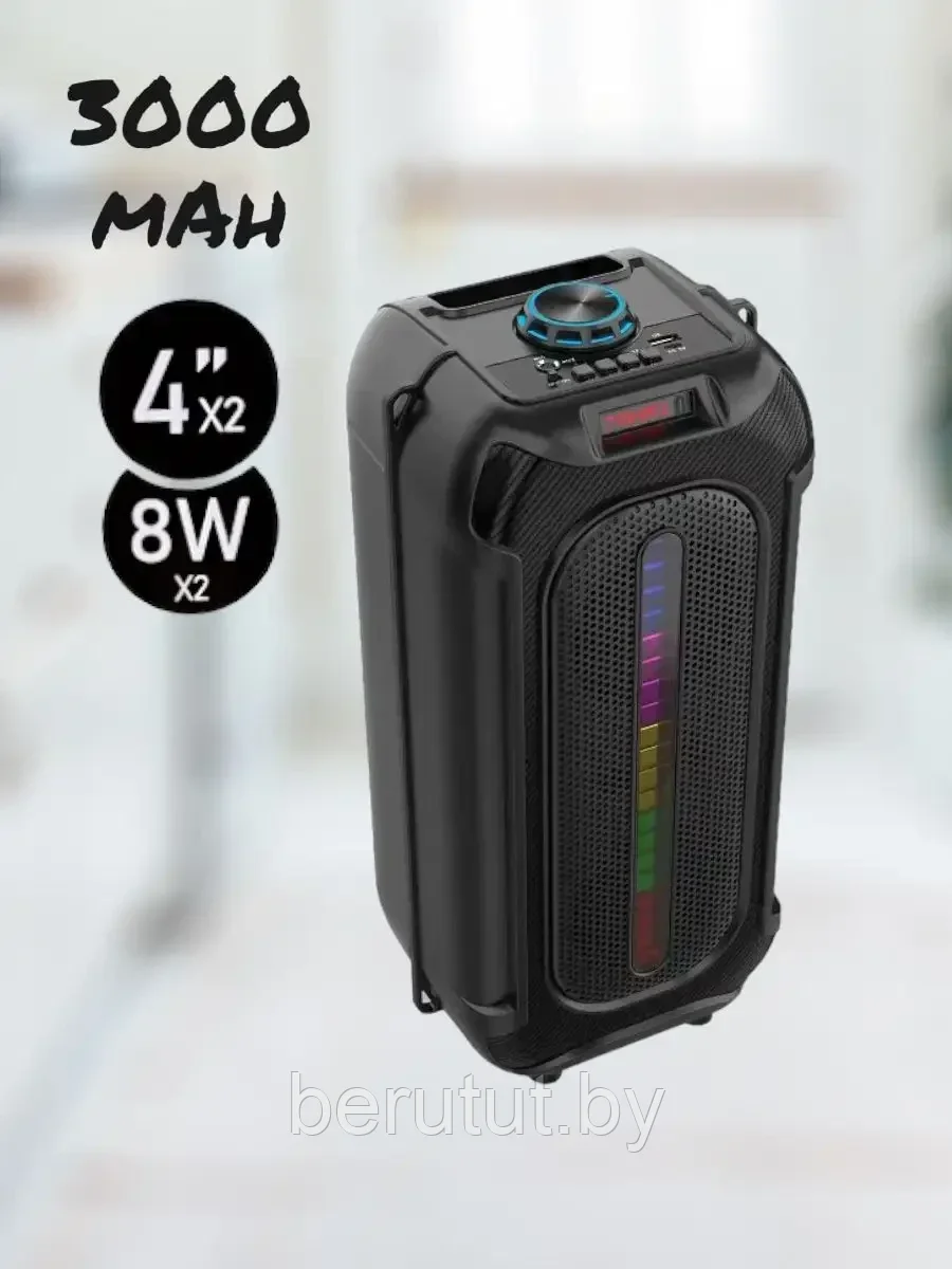 Колонка портативная музыкальная Bluetooth ZQS4255 с пультом ДУ - фото 3 - id-p215274228