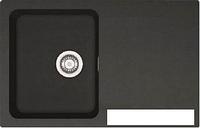 Мойка OID 611-78 цвет оникс, вентиль-автомат, скрытый перелив, сифон в комплекте 114.0443.359