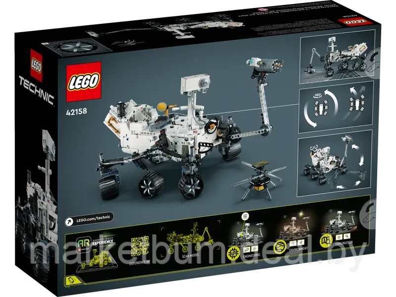 Конструктор LEGO Technic 42158, Марсоход NASA - фото 8 - id-p215279091
