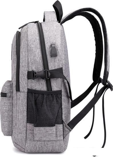 Городской рюкзак Norvik Gerk 4005.10 (серый) - фото 3 - id-p215078686