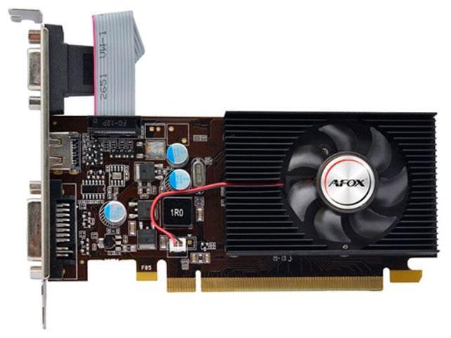 Afox Geforce G210 520Mhz PCI-E 512Mb 800Mhz 64 bit VGA DVI HDMI AF210-512D3L3-V2 - фото 1 - id-p214398670