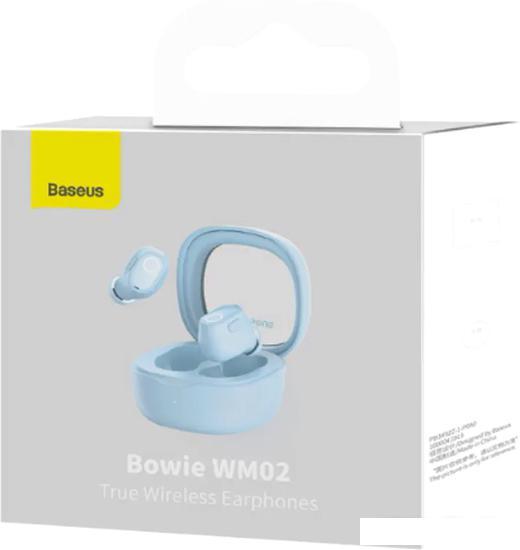 Наушники Baseus Bowie WM02 (голубой) - фото 4 - id-p214664935