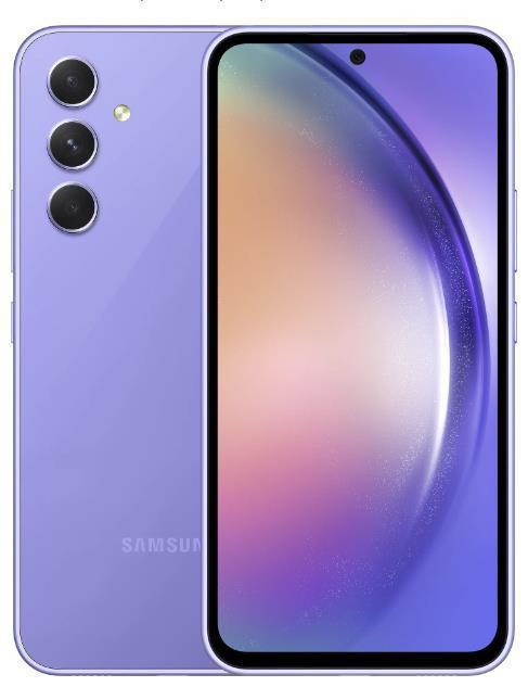 SAMSUNG Galaxy A54 6/128Gb Violet (SM-A546ELVACAU) - фото 1 - id-p215078817