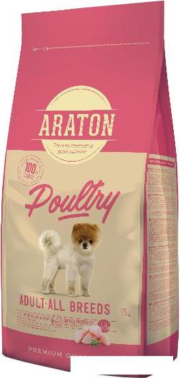 Сухой корм для собак Araton Adult Poultry 15 кг - фото 1 - id-p214778379