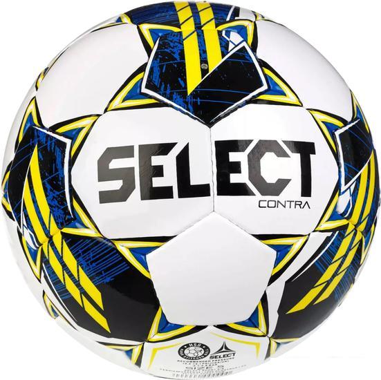 Футбольный мяч Select Contra Basic v23 0855160005 (размер 5, белый/черный/желтый) - фото 1 - id-p214884340