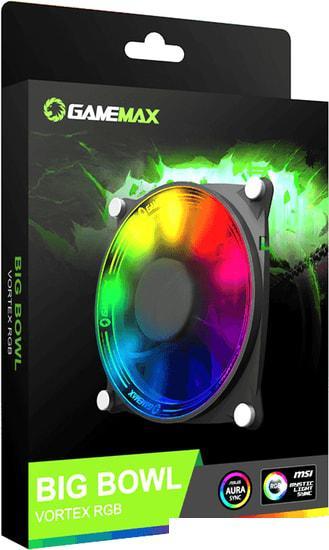 Вентилятор для корпуса GameMax Big Bowl Vortex RGB GMX-12-RBB - фото 8 - id-p215262278