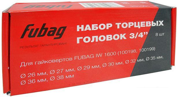 Набор головок слесарных Fubag IW 1600 - фото 2 - id-p215262313