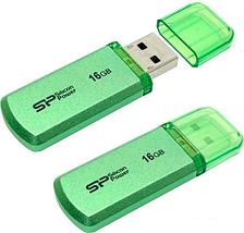 USB Flash Silicon-Power Helios 101 16GB зеленый [SP016GBUF2101V1N], фото 2