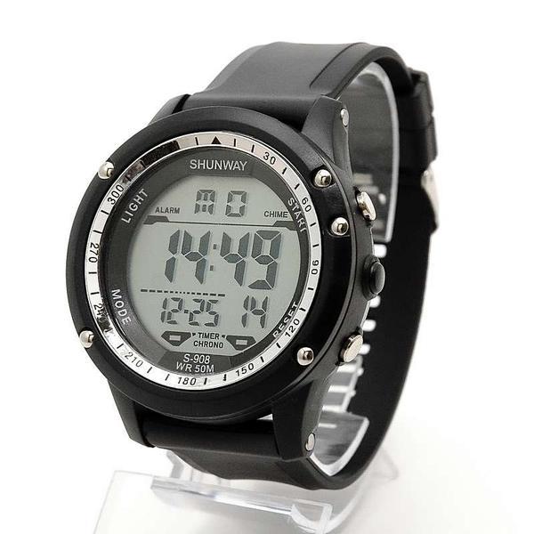 Наручные электронные часы SHUNWAY S-908 водозащищенные - фото 2 - id-p215279129