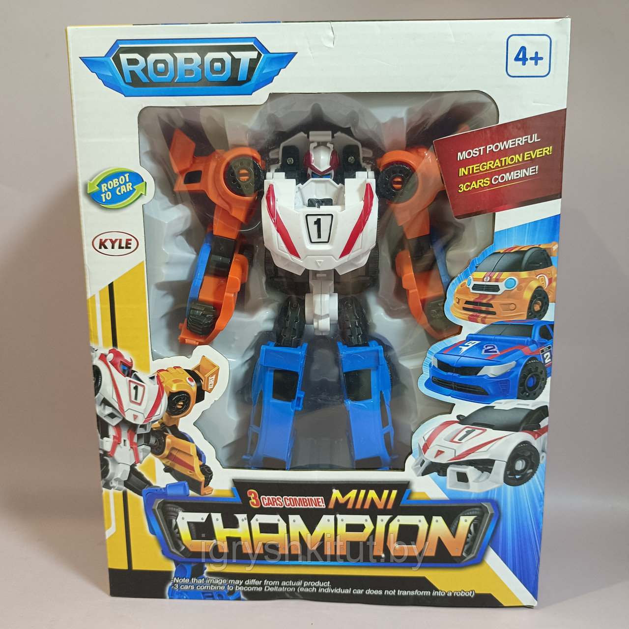 Робот-трансформер Тобот "Champion", 3в1, арт.529a