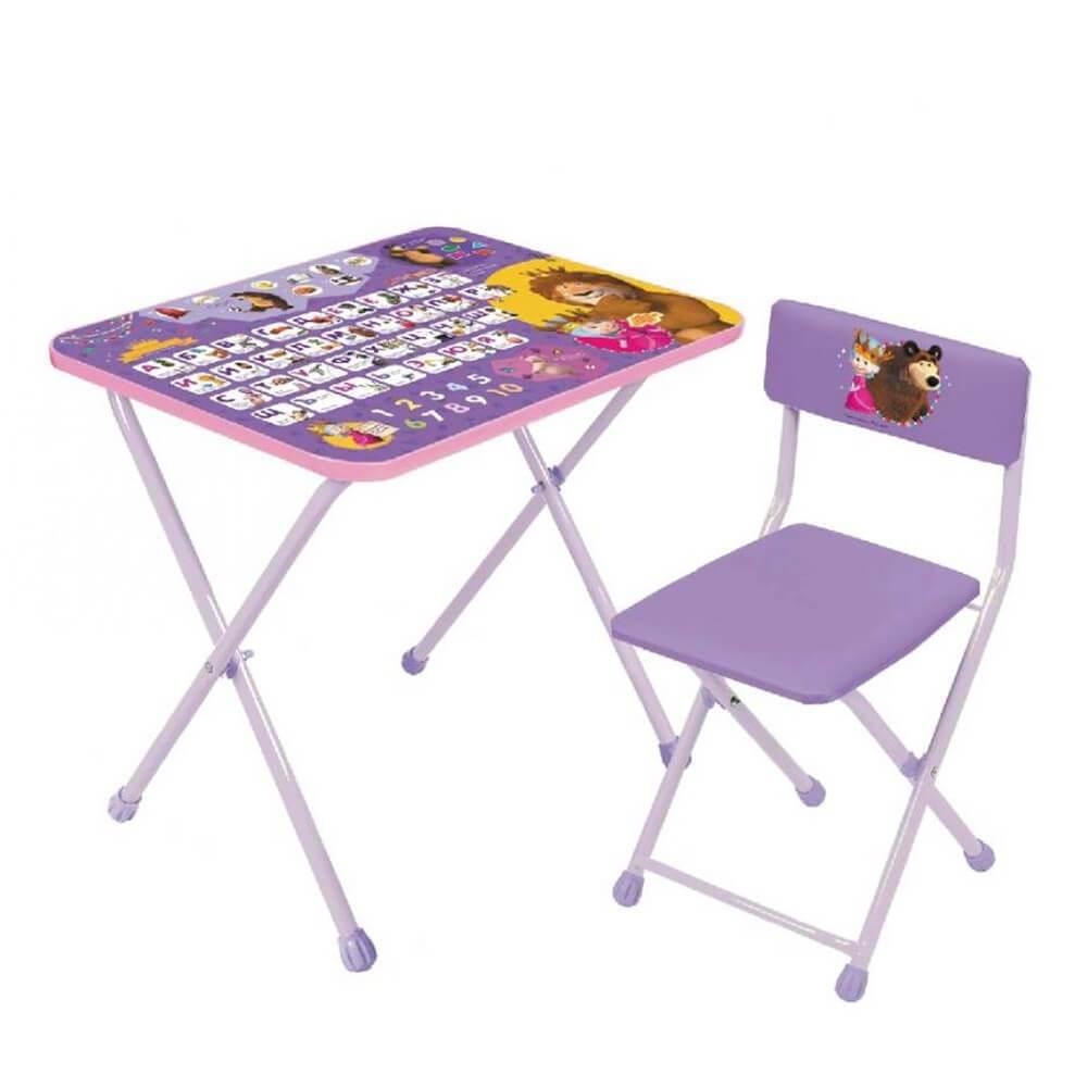 Комплект детской мебели Ника Маша и Медведь Азбука ММД2/А1 - фото 2 - id-p215279210