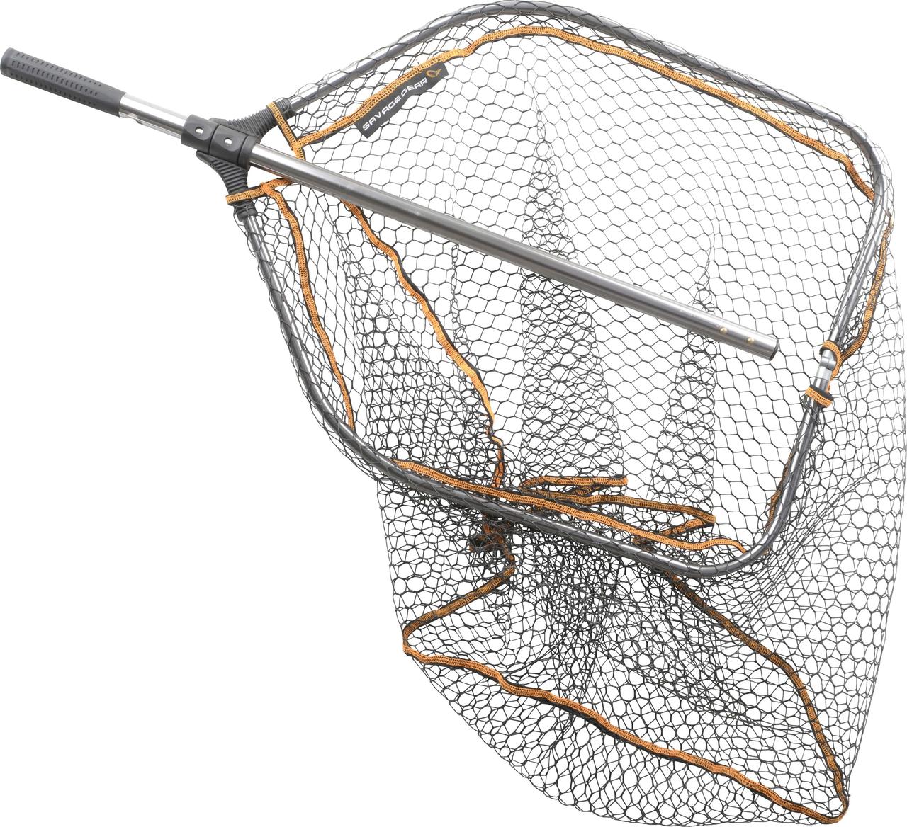 Подсачник SAVAGE GEAR Pro Folding Rubber Mesh Landign Net L 65x50cm - фото 4 - id-p215279233