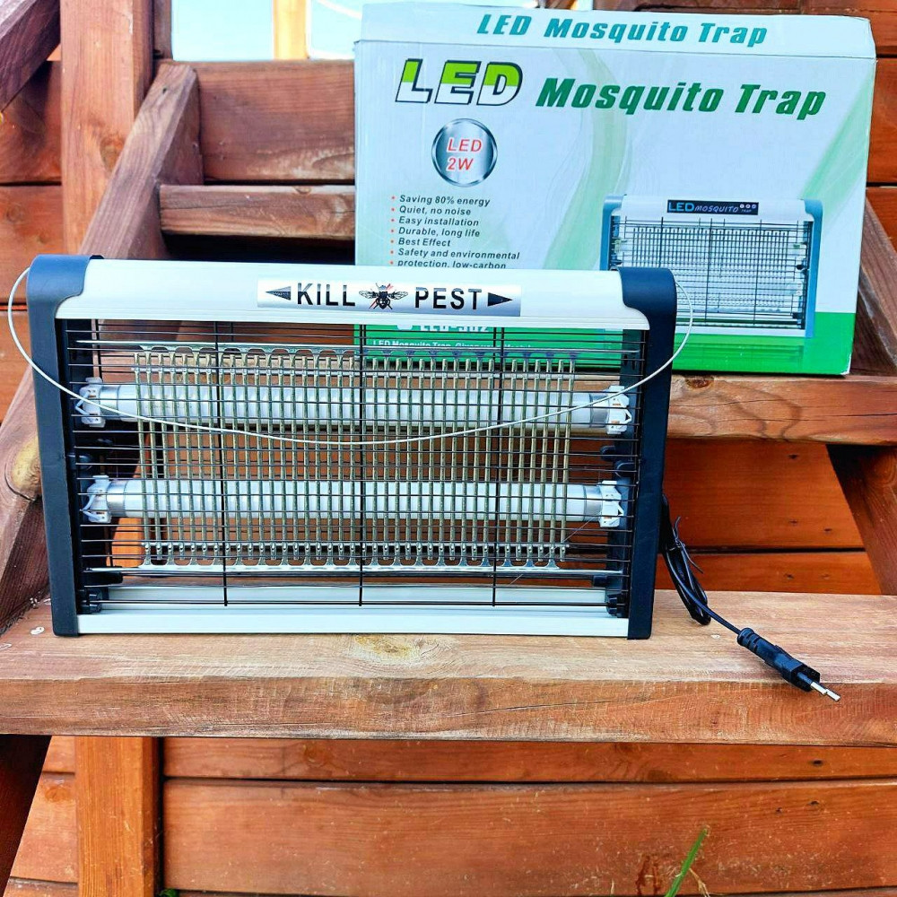 Настенная антимоскитная ловушка для комаров Mosquito Trap KF-6020 39.00х 24.00 см (20W, 220V) - фото 8 - id-p215279532