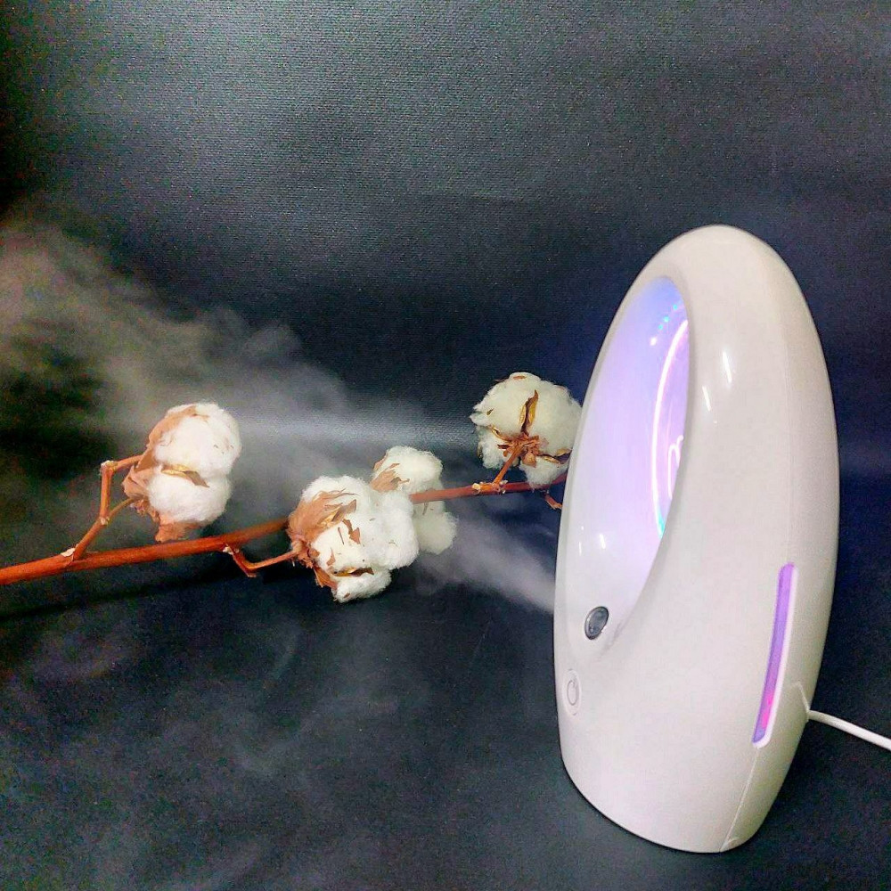 Ультразвуковой увлажнитель (аромадиффузор) воздуха ночник Humidifier Q2 с 3D подсветкой 320 ml - фото 1 - id-p215281228