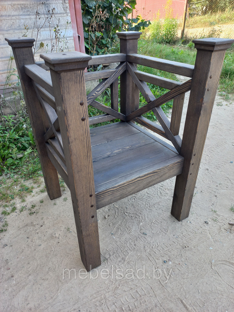 Кресло садовое из массива сосны "Прованс Супер №2" - фото 3 - id-p215281195