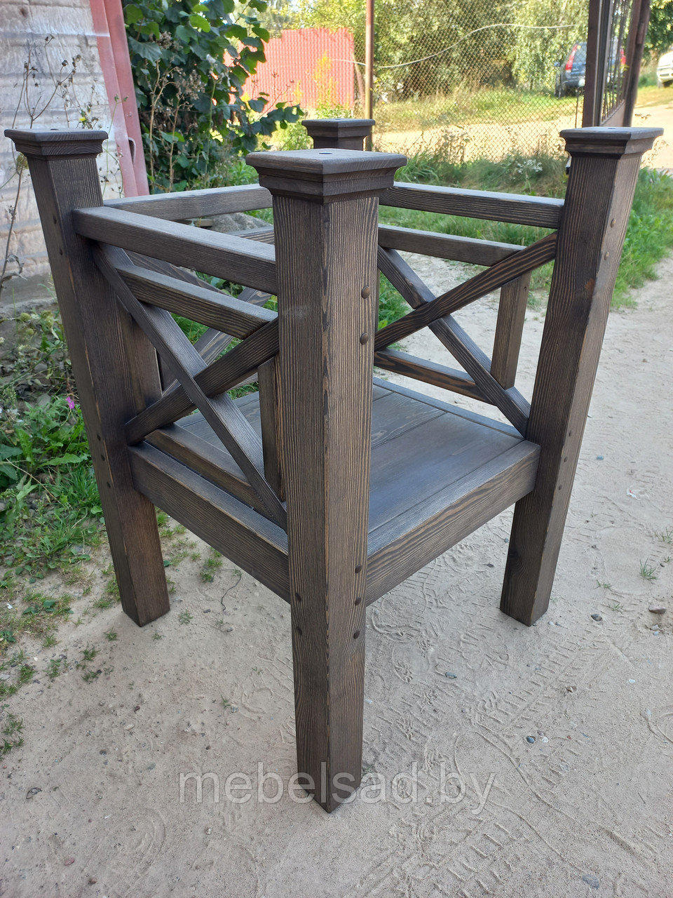 Кресло садовое из массива сосны "Прованс Супер №2" - фото 5 - id-p215281195