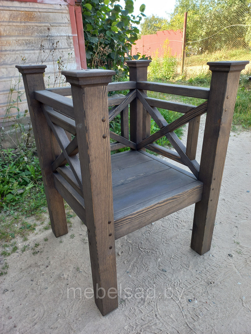 Кресло садовое из массива сосны "Прованс Супер №2" - фото 7 - id-p215281195