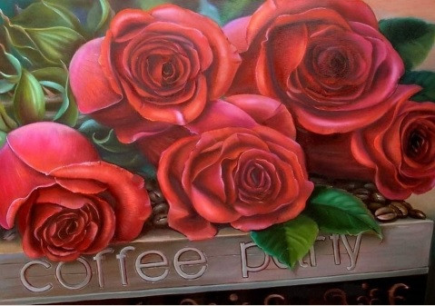 Картина стразами "Прекрасные розы" - фото 1 - id-p30622367