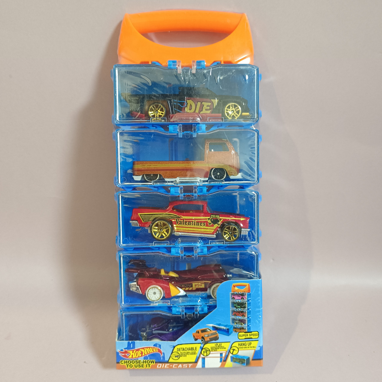 Набор машинок Хот Вилс в кейсе 5 шт в ассортименте (Hot Wheels),аналог - фото 1 - id-p190975473