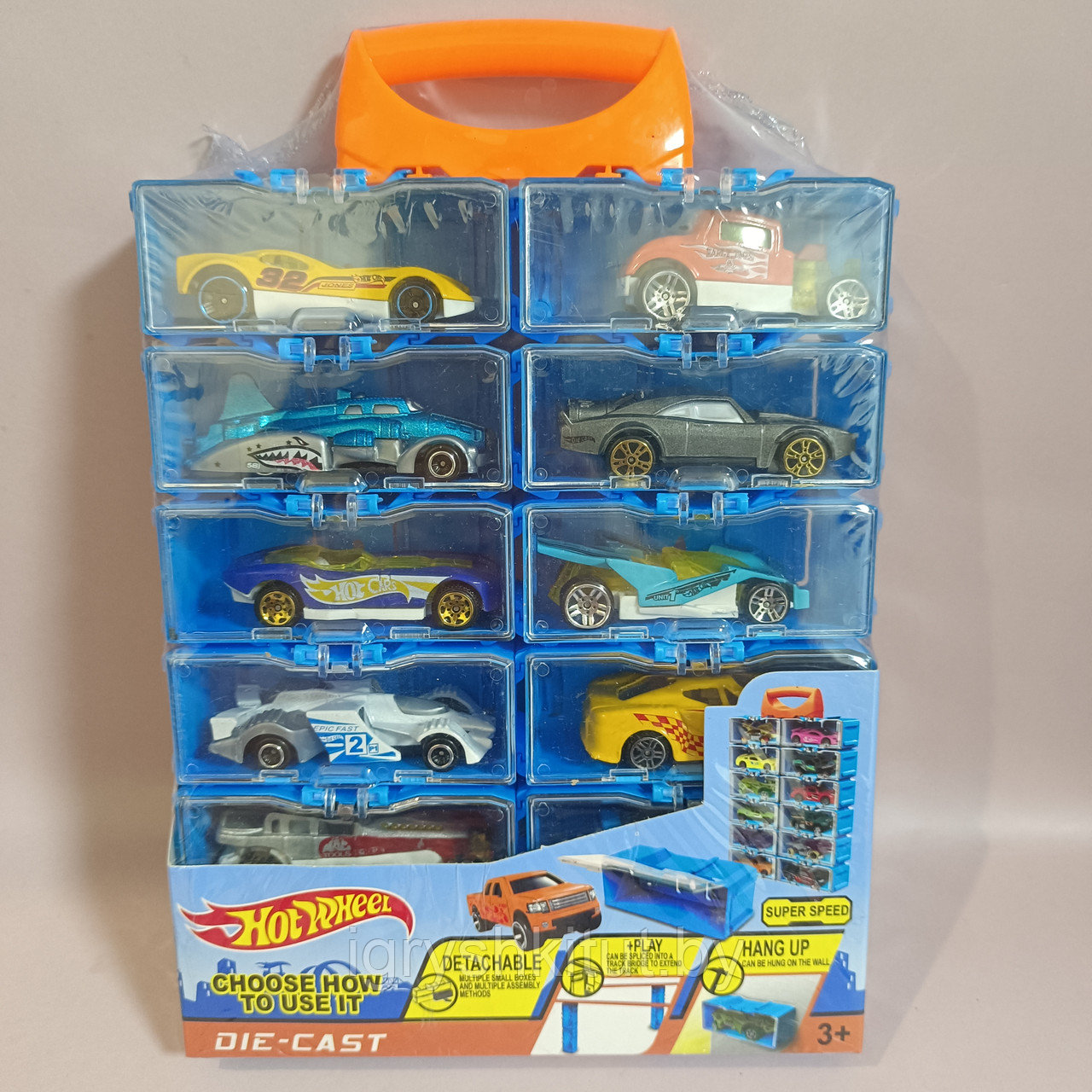 Набор машинок Хот Вилс в кейсе 12 шт в ассортименте (Hot Wheels ) - фото 1 - id-p117744528