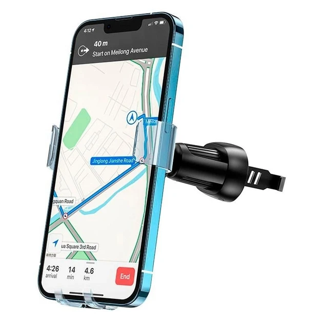 Автомобильный держатель для телефона H7 small gravity car holder(air outlet) черный - фото 2 - id-p215282434