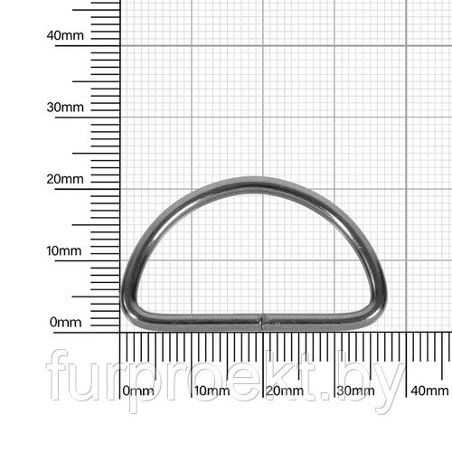 Полукольцо 30-31мм бл/ник 2,5мм D - фото 1 - id-p154923699