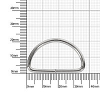 Полукольцо 30мм никель 2,8мм D