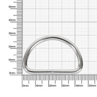Полукольцо 40мм ник 4 мм D