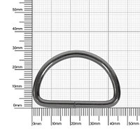 Полукольцо 40мм бл/ник 4 мм D