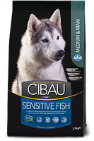 Farmina Cibau Sensitive Medium/ Maxi (рыба), 2,5 кг