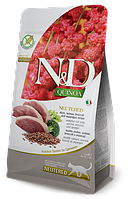 Farmina N&D Quinoa Cat Adult Neutered (утка), 1,5 кг