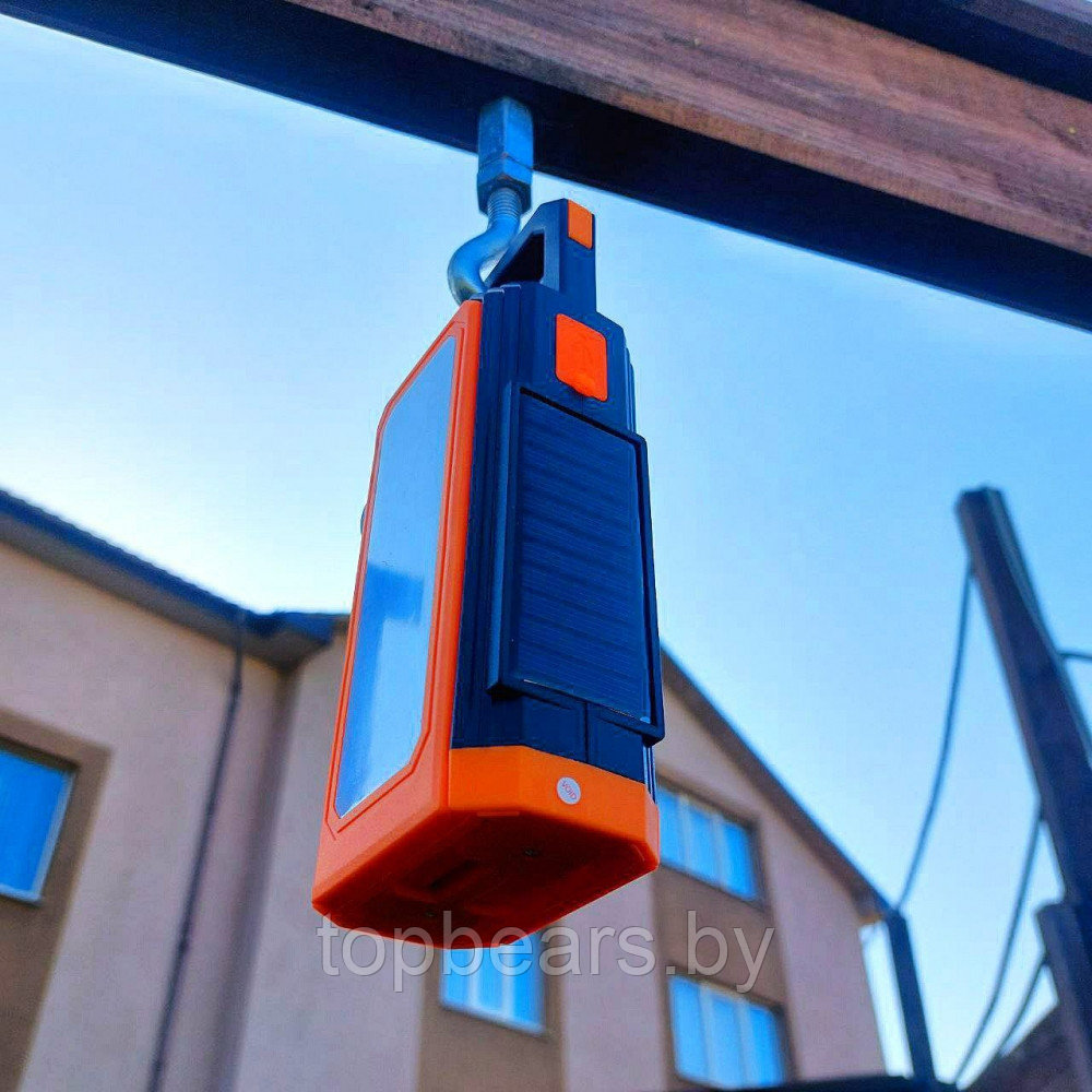 Многофункциональный кемпинговый фонарь светильник Solar energy camping lantern F-911 (зарядка USBсолнечная - фото 6 - id-p215284309