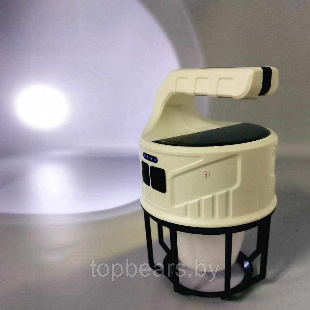 Кемпинговый ручной фонарь-лампа Outdoor camping light SL-008 (USB, солнечная батарея, 6 режимов работы, - фото 3 - id-p215284311