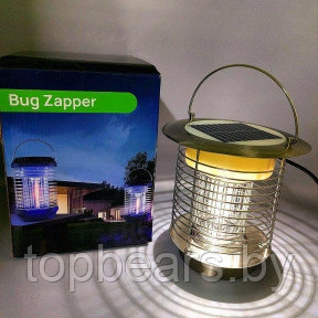 Антимоскитный уличный светильник-ловушка для комаров Bug Zapper JSD-003 на солнечных батареях или USB (режим - фото 1 - id-p215284315