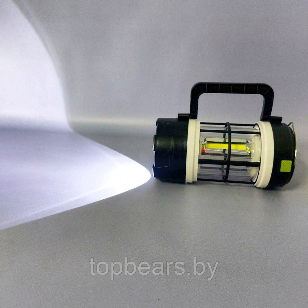 Кемпинговый фонарь-лампа Camping lantern F 910B (зарядка USB и солнечные батареи, 5 режимов работы, функция - фото 2 - id-p215284320