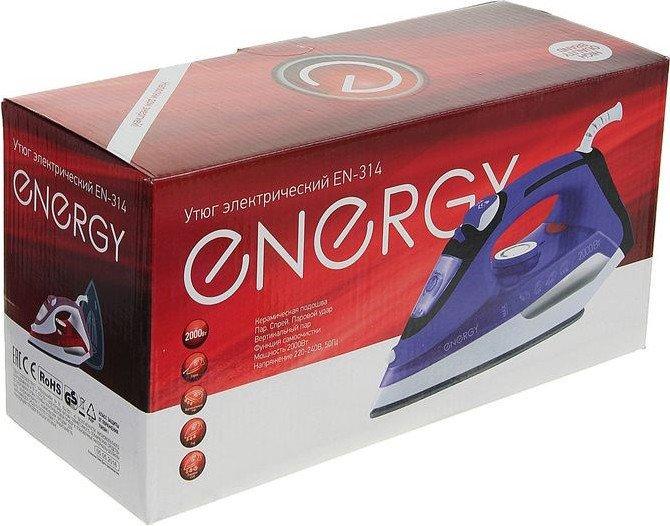Утюг Energy EN-314 (фиолетовый) - фото 2 - id-p215284533
