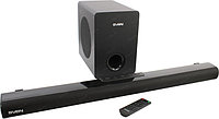 Колонки SVEN SB-2150A Black (саундбар 2x40W+Wireless Subwoofer 100W дерево USB Bluetooth ПДУ) SV-019556