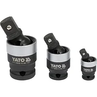 Головки-карданы ударные 1/4", 3/8", 1/2" CrMo "Yato"