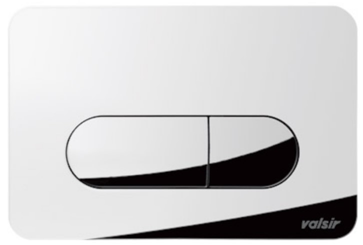 Инсталляция для подвесных унитазов Valsir с кнопкой смыва Хром глянец в комплекте, механика (Италия) - фото 2 - id-p215289635