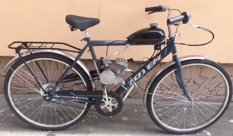 Бензовелосипед 80сс