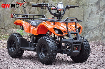 Электроквадроцикл с резиновыми колесами Hummer 800W