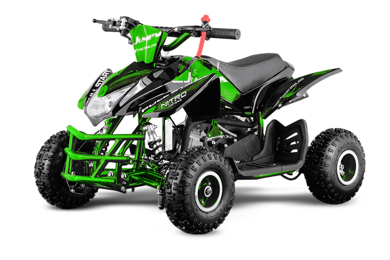 Детский квадроцикл Nitro Motors 49cc Jumpy 6" Premium E-Start