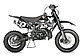 Детский кроссовый мотоцикл NRG50 RS 12/10 Water cooled, фото 2