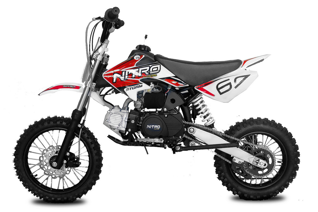 Пит байк Nitro Motors Storm 14/12 4-передачи кикстартер