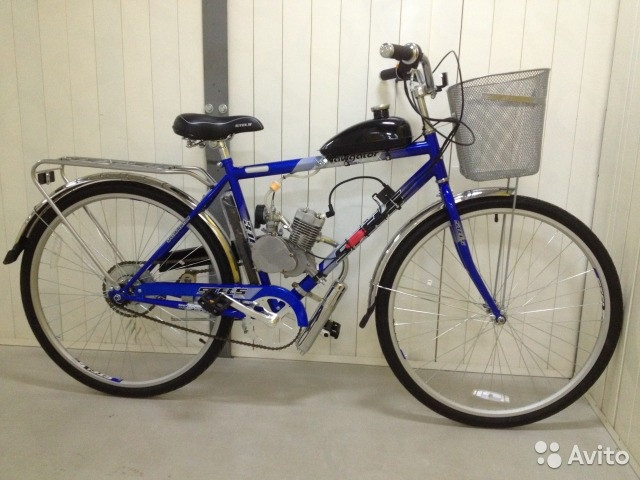 Велосипед с мотором 80сс