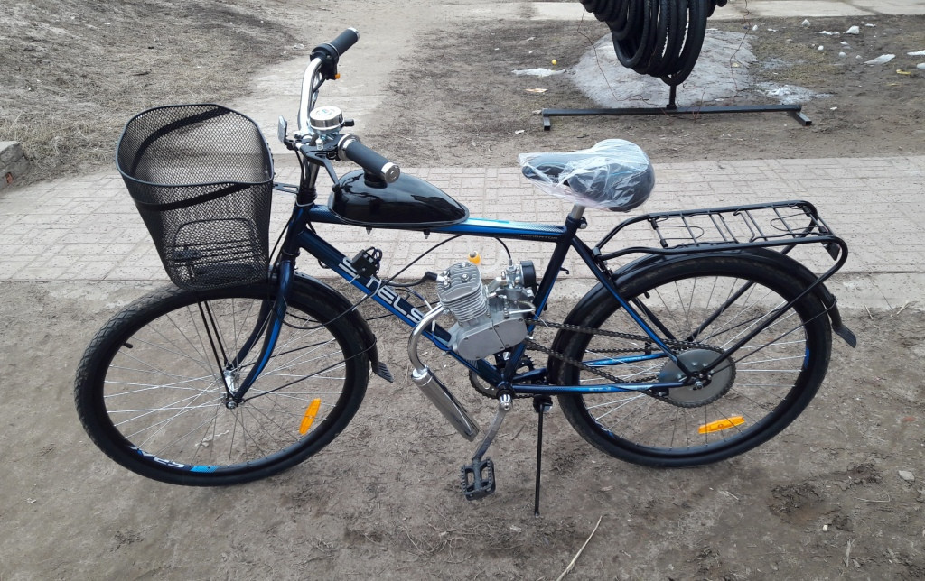 Бензовелосипед 80сс